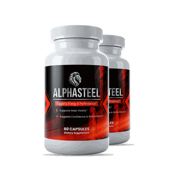 AlphaSteel 2-bottle package, 60-day supply